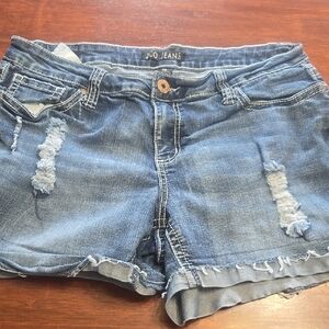 Women's Blue Denim Shorts